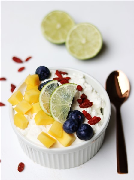 Cottage Cheese Fruit Bowl Recipe